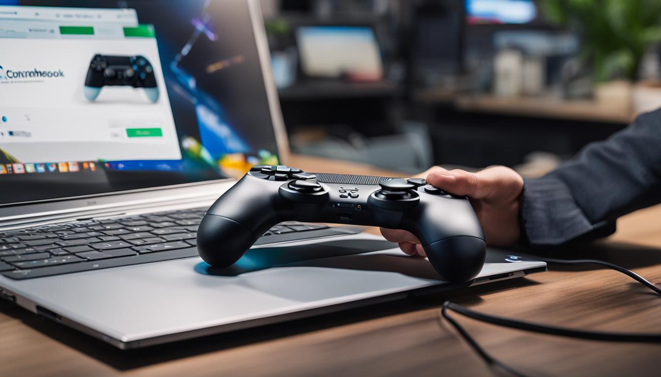 how to connect a ps4 to a chromebook