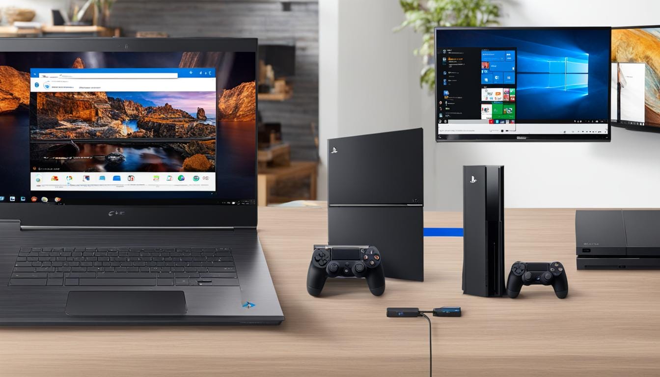 how to connect ps4 to chromebook
