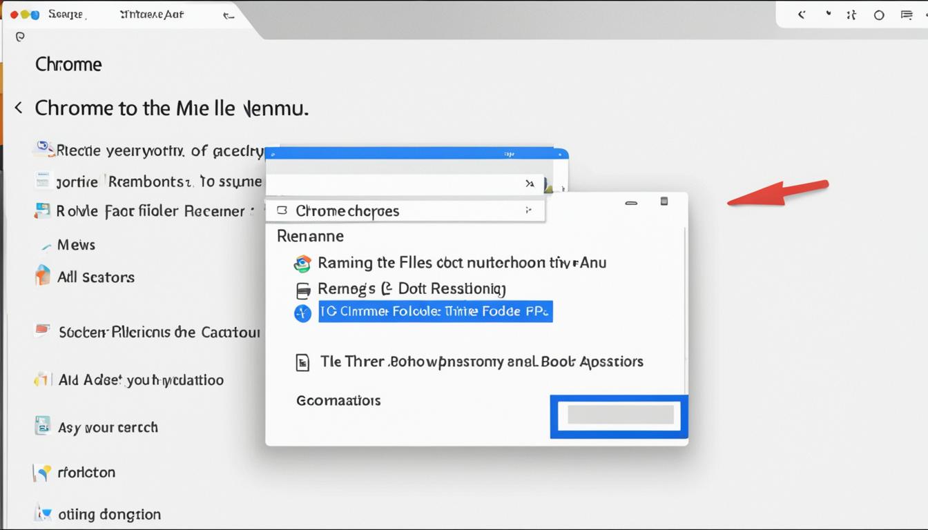 how to rename a folder in chromebook